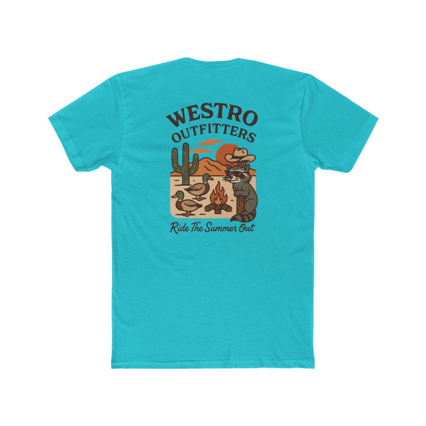 Desert Summer Cotton Crew Tee - Westro Outfitters