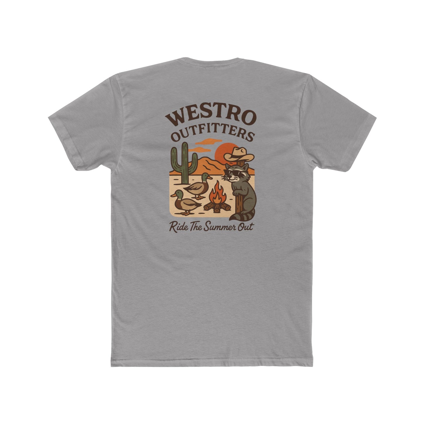 Desert Summer Cotton Crew Tee - Westro Outfitters