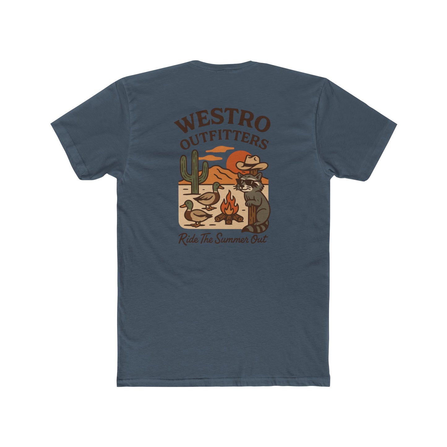 Desert Summer Cotton Crew Tee - Westro Outfitters
